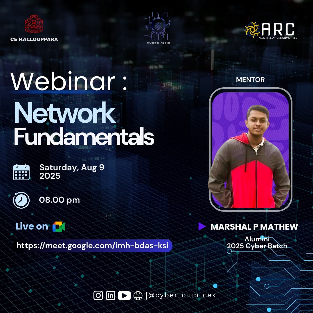 Webinar on Network Fundamentals